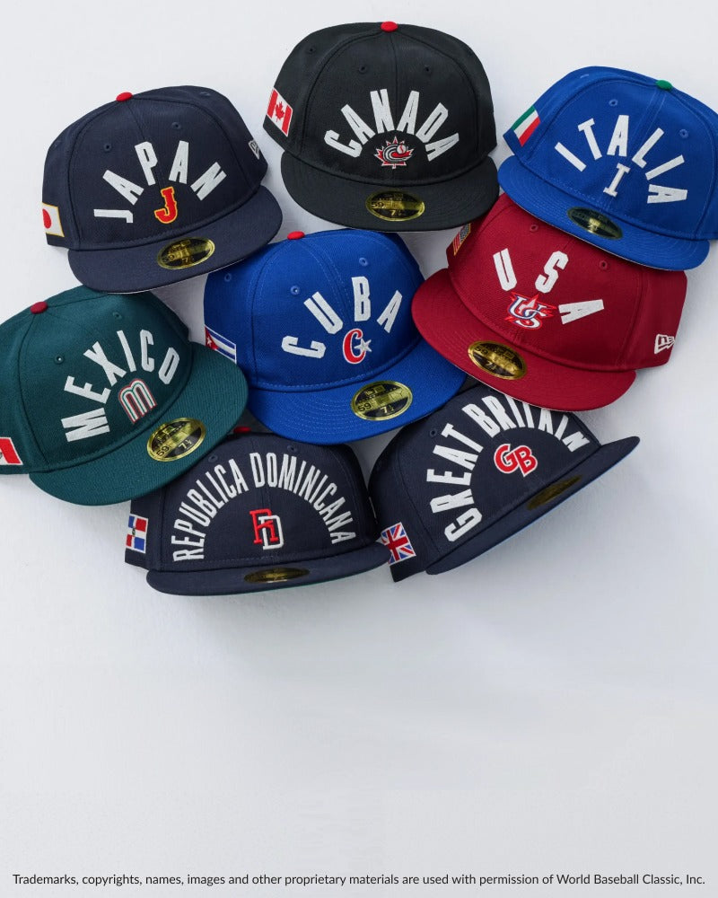 Shop the latest from World Baseball Classic headwear