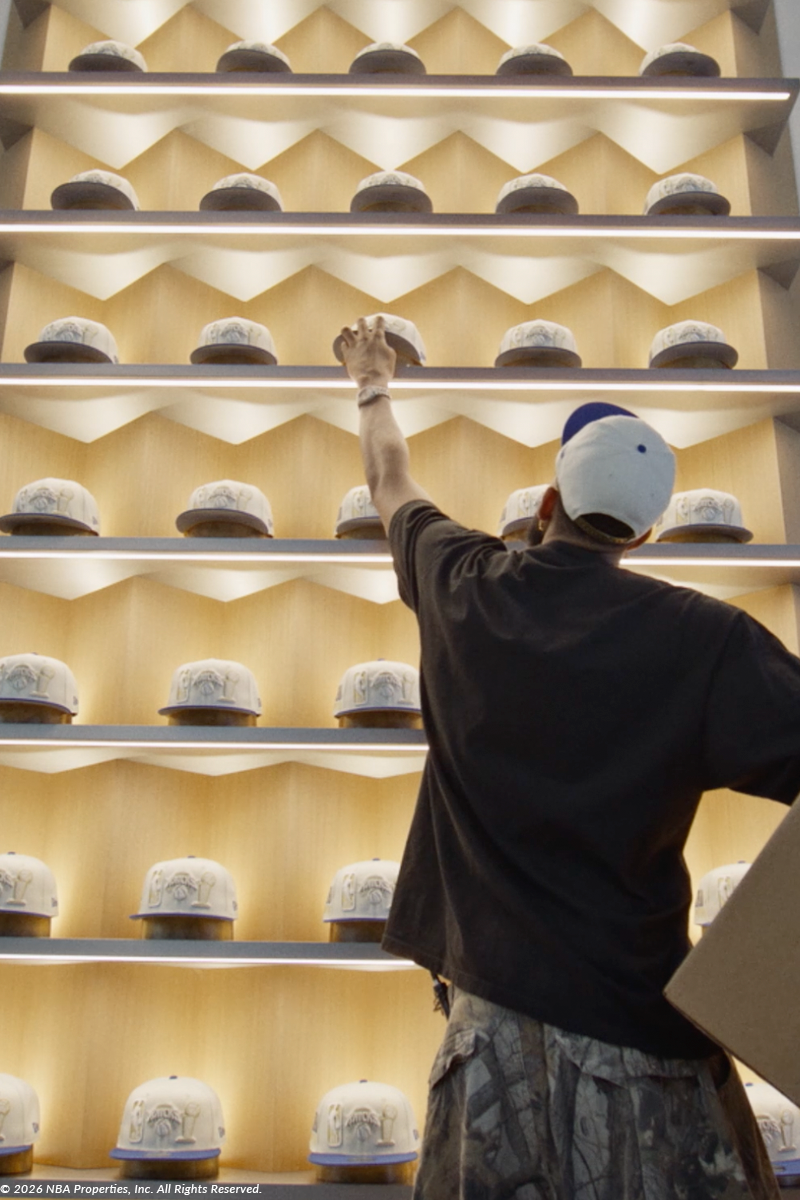 Shop the 2026 NBA Ring Ceremony headwear 