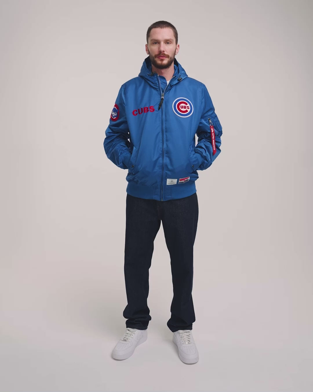 Alpha Industries x Brooklyn Dodgers Cooperstown L-2B Hooded Bomber