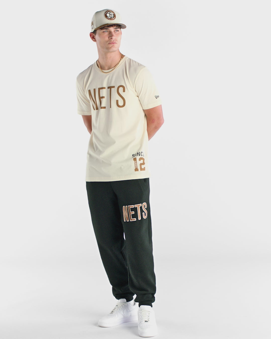 New Era Brooklyn Nets Team Logo T-Shirt [White]