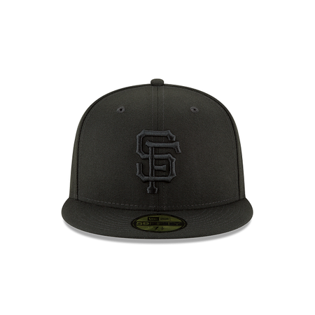 San Francisco Giants Blackout Basic 59FIFTY Fitted Hat