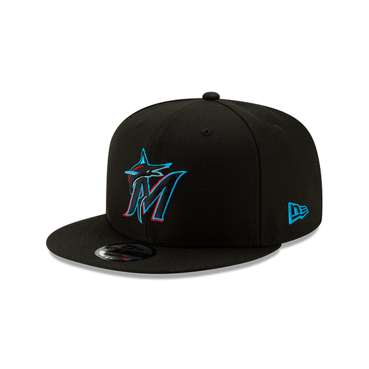 Miami Marlins Basic 9FIFTY Snapback Hat - New Era Cap