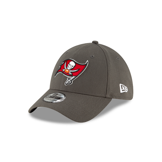 Tampa Bay Buccaneers Team Classic Gray 39THIRTY Stretch Fit Hat - New Era Cap
