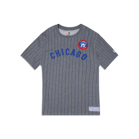 Chicago Cubs Striped Gray T-Shirt
