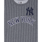 New York Yankees Striped Gray T-Shirt