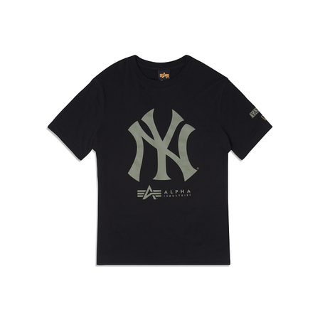 Alpha Industries X New York Yankees Black T-Shirt