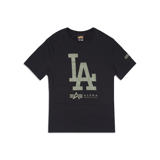 Alpha Industries X Los Angeles Dodgers Black T-Shirt - New Era Cap