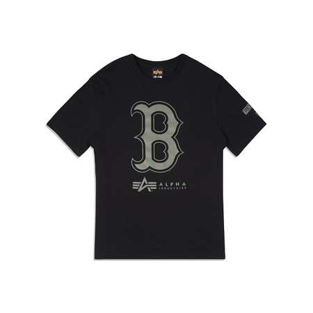 Alpha Industries X Boston Red Sox Black T-Shirt