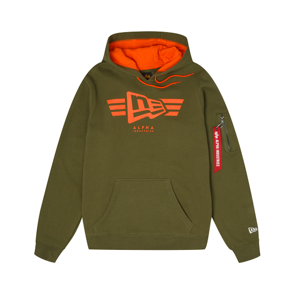Alpha Industries X New Era Green Hoodie – New Era Cap | Sweatshirts
