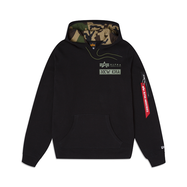Alpha Industries X New Era Black Hoodie - Main Image