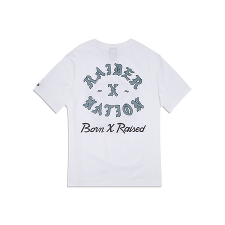 Born x Raised Las Vegas Raiders White T-Shirt