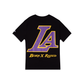 Born x Raised Los Angeles Lakers Logo Black T-Shirt