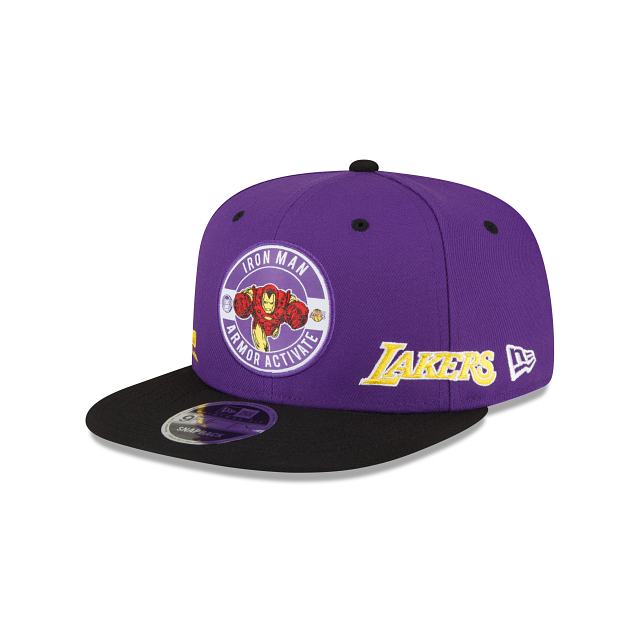 Marvel X Los Angeles Lakers Purple 9FIFTY Snapback Hat – New Era Cap