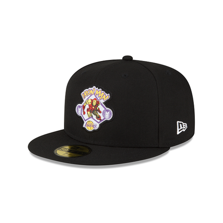 Marvel X Los Angeles Lakers Black 59FIFTY Fitted Hat