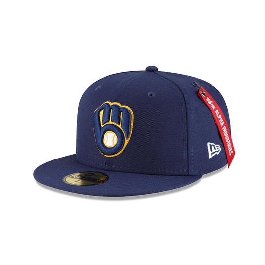 Alpha Industries X Milwaukee Brewers 59FIFTY Fitted Hat - New Era Cap