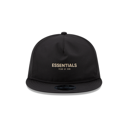 Fear Of God Essentials Retro Crown Black 9FIFTY Strapback Hat