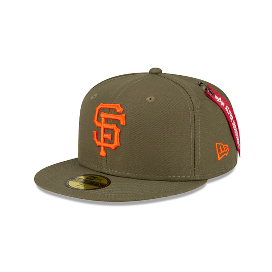 Alpha Industries X San Francisco Giants Green 59FIFTY Fitted Hat - New Era Cap
