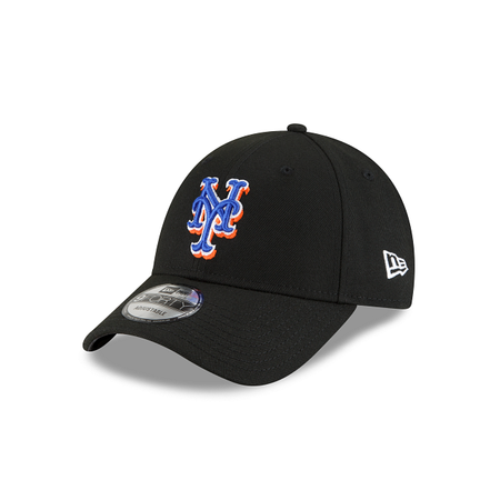 New York Mets The League Black 9FORTY Adjustable Hat