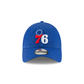 Philadelphia 76ers Core Classic Blue 9TWENTY Adjustable Hat