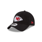 Kansas City Chiefs Core Classic Black 9TWENTY Adjustable Hat