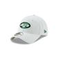 New York Jets Core Classic White 9TWENTY Adjustable Hat