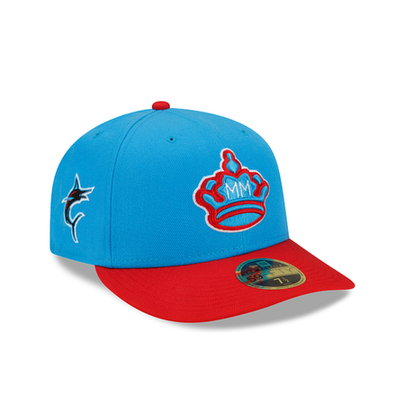 Miami Marlins City Connect Low Profile 59FIFTY Fitted Hat