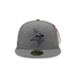 Alpha Industries X Minnesota Vikings Gray 59FIFTY Fitted Hat