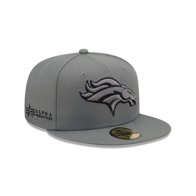 Alpha Industries X Denver Broncos Gray 59FIFTY Fitted Hat – New Era Cap