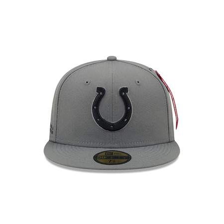Alpha Industries X Indianapolis Colts Gray 59FIFTY Fitted Hat