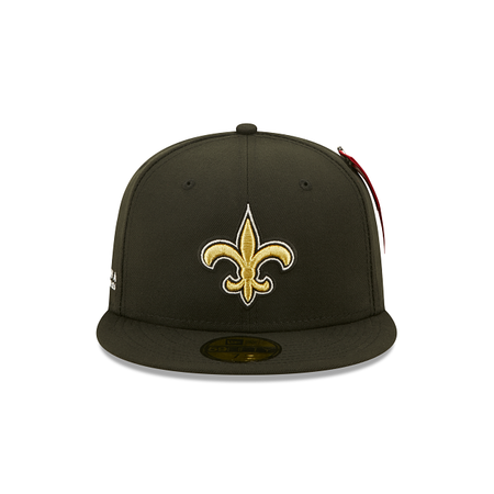 Alpha Industries X New Orleans Saints 59FIFTY Fitted Hat