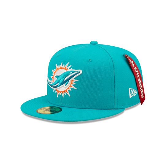 Alpha Industries X Miami Dolphins 59FIFTY Fitted Hat - New Era Cap