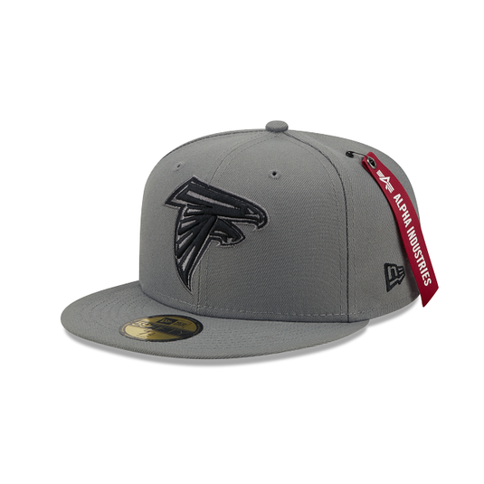Alpha Industries X Atlanta Falcons Gray 59FIFTY Fitted Hat - New Era Cap