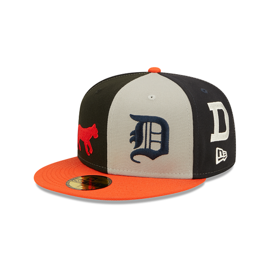 Detroit Tigers Logo Pinwheel 59FIFTY Fitted Hat - New Era Cap