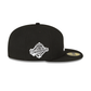 Atlanta Braves Sidepatch Black 59FIFTY Fitted