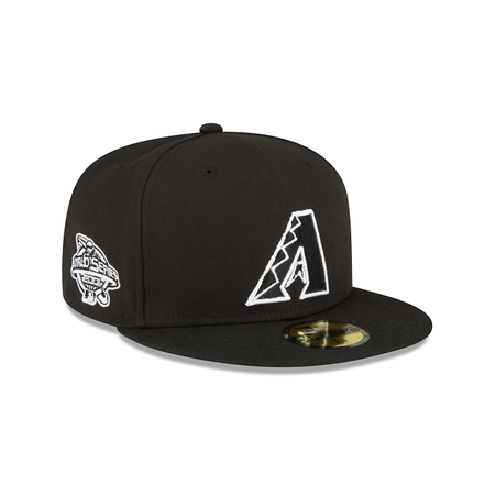 Arizona Diamondbacks Sidepatch Black 59FIFTY Fitted Hat