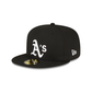 Oakland Athletics Sidepatch Black 59FIFTY Fitted Hat