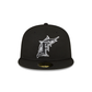 Miami Marlins Sidepatch Black 59FIFTY Fitted