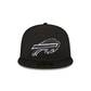 Buffalo Bills Sidepatch Black 59FIFTY Fitted Hat