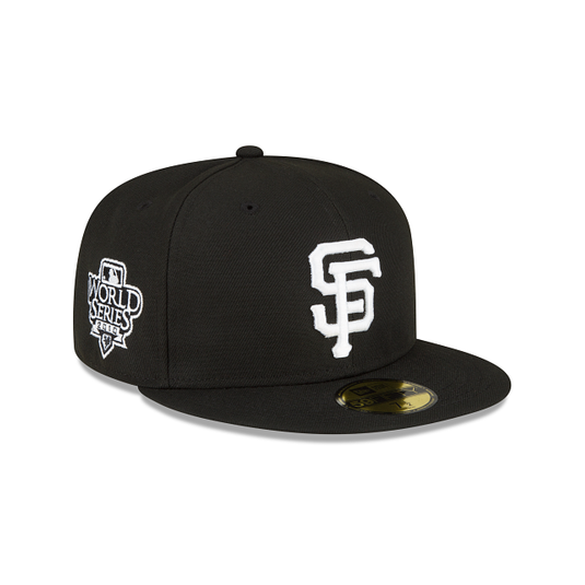 San Francisco Giants Sidepatch Black 59FIFTY Fitted Hat - New Era Cap