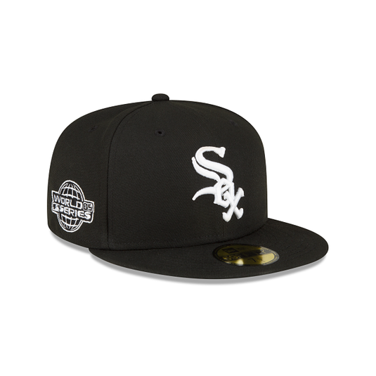 Chicago White Sox Sidepatch Black 59FIFTY Fitted Hat - New Era Cap