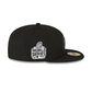 Chicago Cubs Sidepatch Black 59FIFTY Fitted