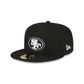 San Francisco 49ers Sidepatch Black 59FIFTY Fitted Hat