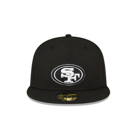 San Francisco 49ers Sidepatch Black 59FIFTY Fitted Hat