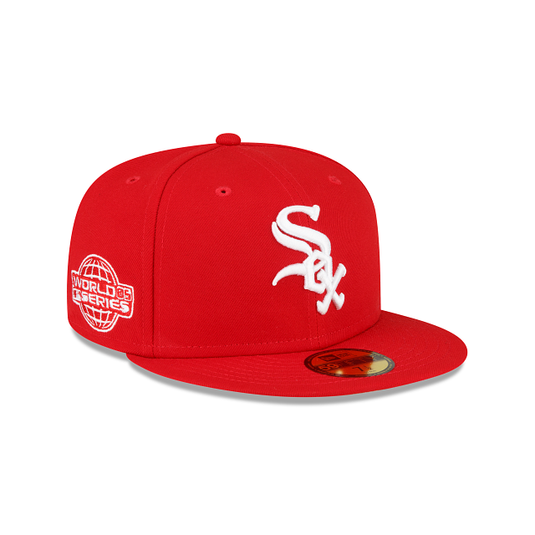 Chicago White Sox Sidepatch Red 59FIFTY Fitted Hat - New Era Cap
