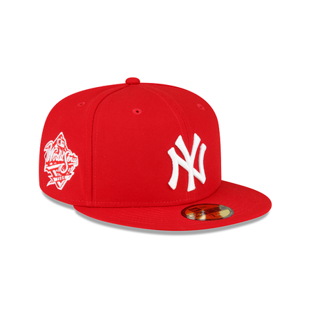 New York Yankees Sidepatch Red 59FIFTY Fitted Hat