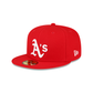 Oakland Athletics Sidepatch Red 59FIFTY Fitted Hat