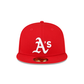 Oakland Athletics Sidepatch Red 59FIFTY Fitted