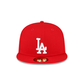 Los Angeles Dodgers Sidepatch Red 59FIFTY Fitted