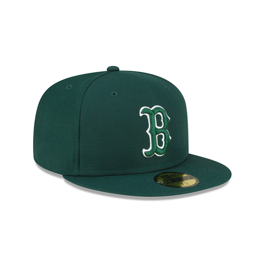 Boston Red Sox Dark Green 59FIFTY Fitted Hat - New Era Cap