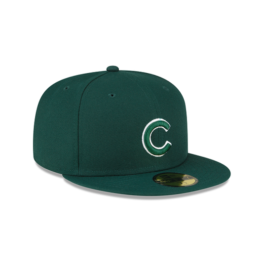Chicago Cubs Dark Green 59FIFTY Fitted Hat - New Era Cap